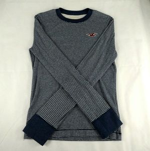 Hollister Mens Long Sleeve Striped Shirt Sz S